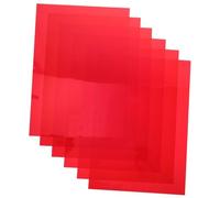 Homoyoyo Filtros De Gel De Luz PVC Transparentes para Educación, Láminas Difusoras De Colores, Filtros De Absorción para Uso Aula y Experimentos Ópticos, Set De 6 Unidades Multicolor