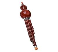 Homoyoyo Flauta Hulusi Profesional de Cucurbitáceas en Baquelita, Instrumento Tradicional Chino para Adultos y, para Uso en Música Tradicional y Educación