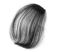 Homoyoyo Flequillo Postizo Clip In de Resistente al Pieza y Natural para Mujeres Corte y Versátil Color Negro Elegante