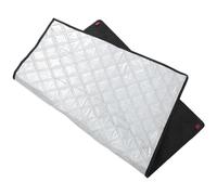 Homoyoyo Funda Aislante para Congelador Exterior 90x70 Cm Aluminio Reflectante, Parasol Plateado Resistente al Calor y Polvo, Cubierta Protectora para Refrigerador en Garajes y Patios