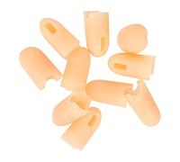 Homoyoyo Funda para Dedos para Manicura 10 Piezas Tamaño Simulado Silicona Color Carne para Práctica de Uñas y Accesorios de Arte de Uñas Reutilizables en Salón y Hogar
