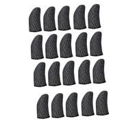 Homoyoyo Fundas para Dedos para Juegos Móviles Antisudor Transpirables para Gamers Pantalla Táctil 20 Piezas Confort Ajustable Cobre Fibra