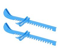 Homoyoyo Fundas para Patines de Hielo Profesionales en Par, Protección Resistente al Desgaste, Color Azul, Funda Portátil para Zapatos de Patinaje sobre Hielo, Accesorio Adecuado