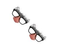 Homoyoyo Gafas De Con Nariz y Cejas - Accesorio Ideal Para Disfraces y Fiestas De Cosplay - Divertido y