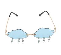 Homoyoyo Gafas De Sol Irregulares Cosplay Condujo Fiesta Sin Aros Para Gafas De Sol De Gran Tamaño Adulto Sin Marco Nube Ligero Gafas De Sol Sin Borde Delirio Conformado Ordenador Personal