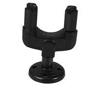 Homoyoyo Gancho De Guitarra Para Montaje En Pared Negro Con Base Redonda, Soporte Desmontable Con Cierre Automático, Protección Antirayaduras y Fácil Instalación