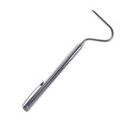 Homoyoyo Gancho De Serpiente Telescópico De Acero Inoxidable De 68 Cm - Herramienta Profesional para Reptiles - Palo con Gancho Ideal para Atrapar y Manejar Serpientes En El Jardín