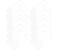 Homoyoyo Ganchos Adhesivos Transparentes de PVC en Forma de G Autoadhesivos Multiusos para Colgar Etiquetas y Artículos Pequeños 200 Unidades para Tienda Exhibición y Organización