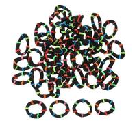 Homoyoyo Gomas Pelo Mini 50 Unidades Pequeñas Altas Elásticas Para Niñas Uso Diario y Fiestas Colores Surtidos Sin Costuras