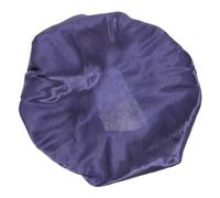 Homoyoyo Gorro de Satén para Dormir Mujer y Niña Gorro Elástico Azul Protector de Cabello Rizado para Cuidado Nocturno Uso en Hogar y Baño Práctico y