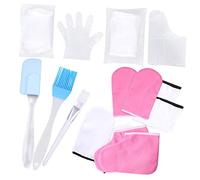 Homoyoyo Guantes De Cera Hidratantes y Cubiertas Para Pies Spa Para Manos y Pies Conjunto De Cuidado Hidratante Para Exfoliación y Suavidad Color Aleatorio