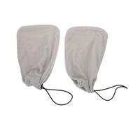 Homoyoyo Guantes de Terapia de Cera para Manos Tamaño Pequeño Banda Elástica Gris para Cuidado Hidratante Spa Parafina en Casa