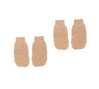 Homoyoyo Guantes Exfoliantes De Baño - 2 Unidades - Esponja Suave Para Una Limpieza Profunda y Eliminación De Muerta Revitaliza
