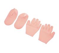Homoyoyo Guantes y Hidratantes Silicona de Calcetines Manos Pies | Juego de Cuidado Nocturno, Acción Exfoliante y Suavizante, para Piel Seca y Agrietada, Uso en Casa