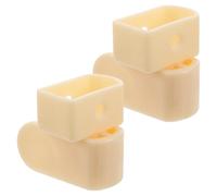 Homoyoyo Hebillas de Seguridad para Bebés Cierre Giratorio Automático Plástico Resistente Tamaño 20X35 CM Juego de Pestillos para Barandillas de Cuna y Parque Infantil Accesorios para