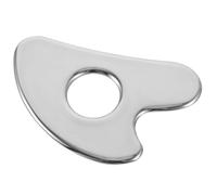 Homoyoyo Herramienta Gua Sha Portátil de Acero Inoxidable Que No Raya la Piel en Forma de Corazón Masajeador Facial y Relax Muscular para Uso Diario