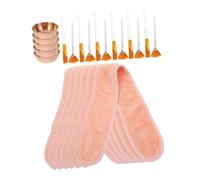 Homoyoyo Herramientas para Esteticistas Cuencos para Mezcla de Faciales Diadema Cómoda para Cuidado Facial Profesional y Uso Casa Diseño Elegante Rosa Dorado