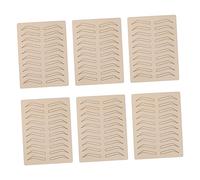 Homoyoyo Hojas de Práctica de Piel sin Tinta 6 Piezas Tamaño A4 Doble Cara para Micropigmentación y Tatuaje Principiantes Uso en Salón de Belleza Modelo Negro