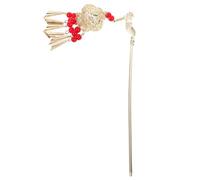 Homoyoyo Horquilla China Cabello De Mujer Borla Luminosa Tipo Farolillo, Horquilla Larga De Metal Vintage Para Cabello Largo y Moño, Accesorios Hanfu Para Celebraciones y Eventos Tradicionales