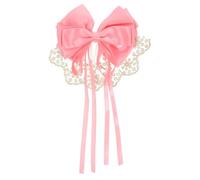 Homoyoyo Horquilla de Lazo Bonita para Niña Pequeña Pinza de Pelo Lazo de Encaje Decorativa Accesorios Cabello Lindos para Uso Diario Eventos Infantiles