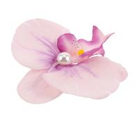 Homoyoyo Horquilla Orquídea Artificial Elegante Accesorio para Cabello Decorativo Hawaiano Clip Floral Realista para Fiestas Temáticas y Bodas