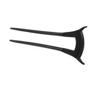 Homoyoyo Horquilla Pelo Forma de U de Madera Negra Natural Palillos para Moño Estilo Chino Vintage para Mujer Accesorios Tradicionales para Peinados de Boda y Uso Diario