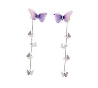 Homoyoyo Horquillas para Mujer Tamaño Mediano Pinzas Laterales Borlas Moradas para Bodas y Fiestas Accesorios Elegantes Cabello