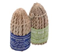 Homoyoyo Incienso de Cuerda de Nepal 2 Piezas Varillas Tejidas Fragancias Himlayan Spine y Desert Rose Incienso para Meditación Yoga y Purificación de Aire en Hogar y Oficina