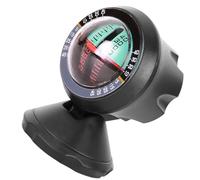 Homoyoyo Indicador de Nivel de Coche Digital Multifuncional, Medidor de Pendiente Compacto para Vehículos, Inclinómetro Portátil Resistente para Automóviles, Bicicletas y Actividades