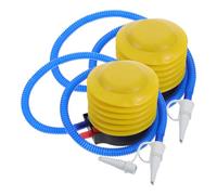 Homoyoyo Inflador de Aire Portátil de Plástico para Cojines y Globos, Bomba de Pie Ligera para Fiesta, Juego de 2 Piezas Fácil de Usar