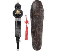 Homoyoyo Instrumento Musical Hecha de Abs y Cuproníquel Hulusi en Clave C, Flauta de Calabaza Portátil y Fácil de Cuidar Color Aleatorio Adecuado para Niños y Adultos Principiantes