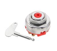 Homoyoyo Interruptor de Encendido Instalación Fácil Interruptor de Arranque con Llave, 8 Pines, 4 Posiciones, de Metal Conexión Eléctrica Estable para Tractor y Remolque para Tareas