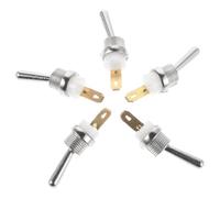 Homoyoyo Interruptor de Encendido y Apagado para Motosierra, Botón Metálico Resistente, Kit de 5 Piezas, Pieza de Herramienta Eléctrica para Mantenimiento y Reparación, Compatible Marcas