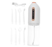 Homoyoyo Irrigador Bucal Portátil Recargable Depósito de Agua Telescópico Resistente al Agua para Adultos y Viajes Casa Alternativa Hilo Dental de Mano