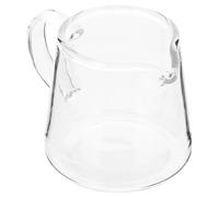 Homoyoyo Jarra de Vidrio para Café Mango Ergonómico, Capacidad 550ml, Resistente al Calor y Diseño Transparente Elegante para Uso en Cocina y Profesionales del Café