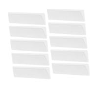 Homoyoyo Juego De 10 Soporte Magnético para Etiquetas con Tarjetas de Datos Transparente PVC para Almacenes Cocinas y Bibliotecas