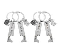 Homoyoyo Juego de 2 Llaveros de Acero Inoxidable Números 2026 Diseño de Rompecabezas Forma de Corazón Obsequio para Inauguración de Casa Nueva y Recuerdo para Nuevos Propietarios