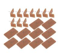 Homoyoyo Juego de 40 Pasadores para Guías de Cajón en Plástico y Metal, Deslizadores en Forma de L y Rectangulares, 31.7x20x12.7mm y 19x12.7x13mm, Suministros para Reparación