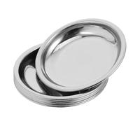 Homoyoyo Juego de 6 Bandejas para Pesar Joyas de Acero Inoxidable 201 Mini Platos de Escala Digital de 6 CM Diseño de Fondo Plano para Básculas Electrónicas Accesorios para Pesaje