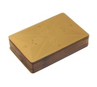 Homoyoyo Juego de Cartas de Póquer Diseño Creativo de Calavera, Naipes de Papel Khaki Buena Resistencia y Estilo Lujoso para Uso Personal o Fiestas