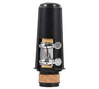 Homoyoyo Juego para Clarinete B Boquilla de Plástico, Ligadura Metálica y Tapa Protectora Negra, Accesorios para Clarinete de Viento Madera, Partes para Instrumentos Musicales, Uso