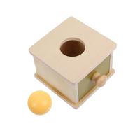 Homoyoyo Juguete Educativo de Madera para Desarrollo Infantil Caja de Clasificación Bolas Resistente y Diseñado para Bebés de Meses para Aprendizaje y Habilidades Motrices Básicas