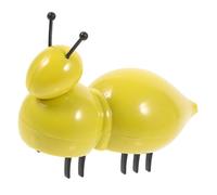 Homoyoyo Juguete Eléctrico para Gatos en Forma de Hormiga Amarillo de Plástico 2 Pilas Botón, Refuerza la Amistad y Previene Que Arañen Muebles, Accesorio Interactivo para Color Aleatorio