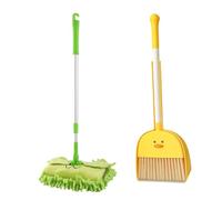 Homoyoyo Juguetes De Escoba y Recogedor Set De Limpieza para Miniescoba Recogedor para Juego De Roles Ayuda Limpiar La Casa