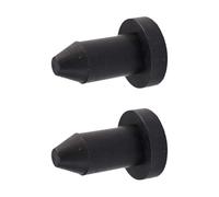 Homoyoyo Kit de 2 Tapones de Drenaje de Goma Resistentes y Impermeables para Kayak y Canoa, Accesorios para Barcos Recreativos, Adecuados para Orificios de Imbornal, Color Negro