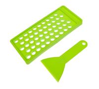 Homoyoyo Kit De Bálsamo Labial Casero 50 Piezas Tamaño Pequeño Bandeja Para Rellenar Pintalabios Verde Para Manualidades y Proyectos Diy