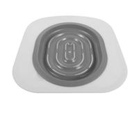 Homoyoyo Kit de Entrenamiento para IR al Baño para Gatos con Bandeja de Arena Extraíble, Base Gris, Sistema Reutilizable para Gatitos en Casa, Entrenamiento Higiénico y Práctico
