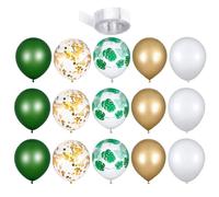Homoyoyo Kit de Globos de Látex 66 Piezas Diseño de Hojas Verdes y Globos para Decoración Temática de Jungla Fiesta de Cumpleaños y Boda Colgantes Reutilizables para Eventos