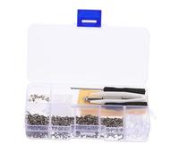 Homoyoyo Kit de Reparación de Gafas Tornillos y Destornilladores para Herramientas de Reparación de Monturas y Accesorios de Gafas