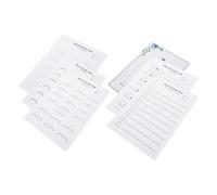 Homoyoyo Kit Entrenamiento Extensiones Pestañas con Mapeo Práctica para Principiantes Libro Ejercicios de Técnica Grafting para Salón y Personal